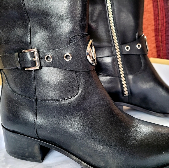 MICHAEL KORS LEATHER BOOTS 5.5M - Picture 8 of 10
